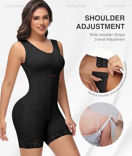 Image of M MYODRESS Fajas Colombianas Moldeadoras Body Shaper Shaping Girdles Full Body Shapewear Post Surgery Compression Garment
