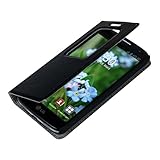 PLEGABLE: Este cover con solapa estilo libro tiene una práctica tapa que protegerá la pantalla de tu smartphone. La cubierta cuenta con piel sintética en su exterior y plástico en la parte interior.