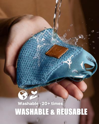 Image of BBN Warm Wool Face Mask: Adjustable Washable Cover - Reusable Windproof Protection for Winter Commuting Outdoors