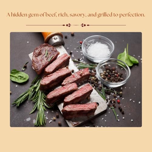 Halal Australian Wagyu Beef Denver Steaks – MS 8/9 Gourmet Pack of 4 x 8oz, Premium Frozen Beef Cuts, Rich Marbling & Bold Flavor, Ideal for Grilling, Searing, or Gifting, Fresh Wagyu from Australia