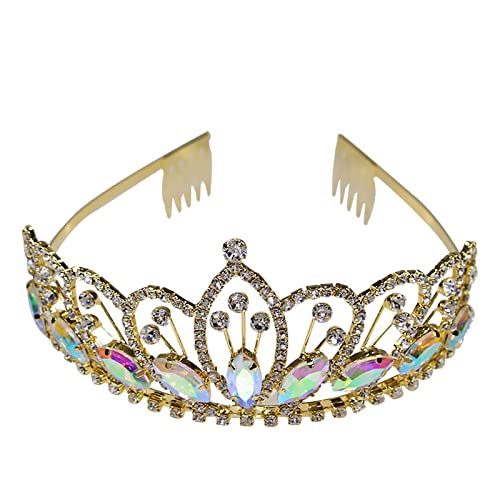 Tiara de cristal para novias y tocados de princesa para quinceañeras