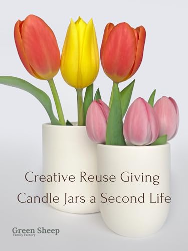 Green Sheep Candles – Large White Round Ceramic Jar and Wooden Wick, Scented Calming Candle Made With Natural Coconut Wax For Long-Lasting & Clean Burning, Nice Smelling Beautiful Gift For Women & Men - Image 8