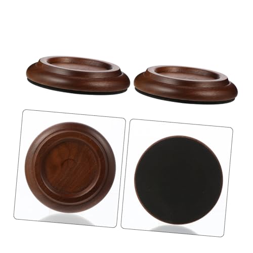 Patins pour pieds de piano à queue en bois synthétique 3pcs - 7