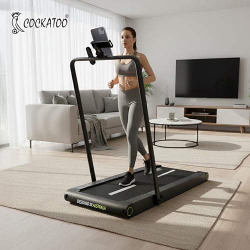 Image of Cockatoo Smart Vibe 4.0, 2 HP-4 HP Peak Vibration Walkpad Treadmill with Fat-Burning Massage Vibrator for Home, Max User Weight 120 Kg