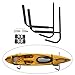 Luzhengyang Heavy Duty Wall Mount Kayak Storage Holder with Paddle Hooks for Indoor and Outdoor - Securely Store Your Kayak Safely and Easily Accessible - Iron Construction with Soft EVA