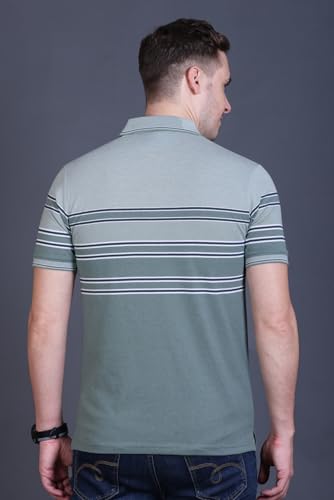 Image of GODFREY Polo T Shirt for Man with Pocket - Half T Shirt for Men Cotton