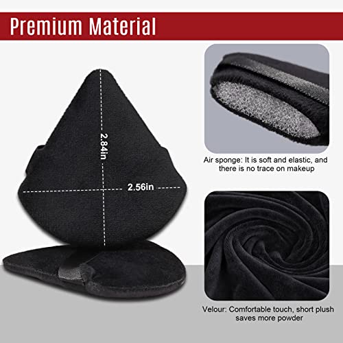 image for Foonbe Triangle Makeup Sponge, Soft Triangle Makeup Sponge Beauty Set,