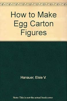 Hardcover How to make egg carton figures, Book