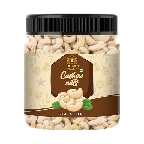 Image of THE NUT LUXURY Natural Whole Cashews 1 kg | Rich in Protein, Magnesium & Phosphorus | Unsalted Cashew Nuts | Jumbo Size Kaju Nuts | Jar Pack