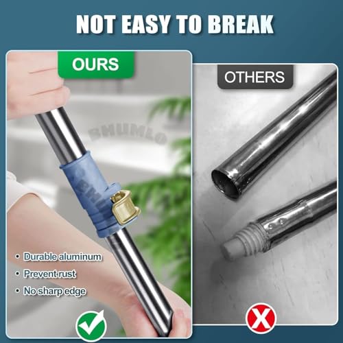 Image of Bathroom Cleaning Brush with Wiper - Long Handle 180 Rotate Toilet Brush, Tiles Cleaning, Floor Scrub for Kitchen and Bathroom Accessories, Blue Squeezee