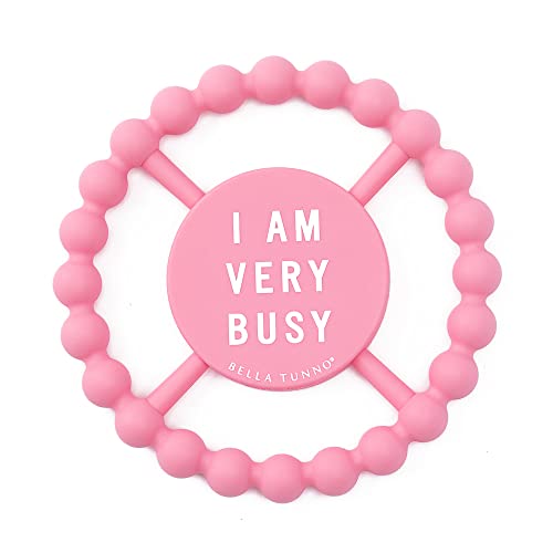 Image of Baby Teether by Bella Tunno, Silicone Teethers for Babies 3-6 Months, 6-12 Months, Baby Toys, Pacifier, Teething Relief, Boys, Girls, Very Busy
