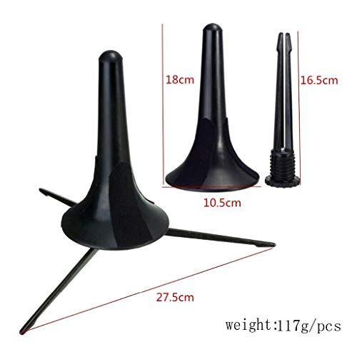 Alnicov TrompetenstäNder，Abnehmbarer, faltbarer Trompetenstativ mit Metallbeinen, Zubehör für Messinginstrumente