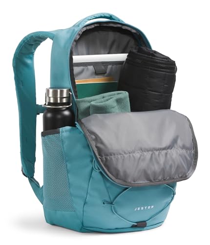 Image of THE NORTH FACE Jester Everyday Laptop Backpack, Algae Blue /TNF White, One Size