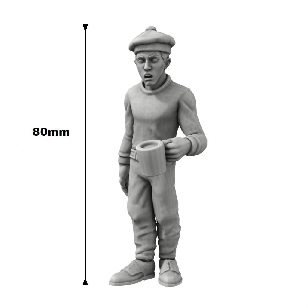 1/24 Sailors x 2 office and sailor - Resin Sailor Figurines for Model Ships Highly Detailed 1:24 Scale Crew for RC & Static Model Boats Premium Quality Miniatures for Dioramas & Maritime Displays - Image 4