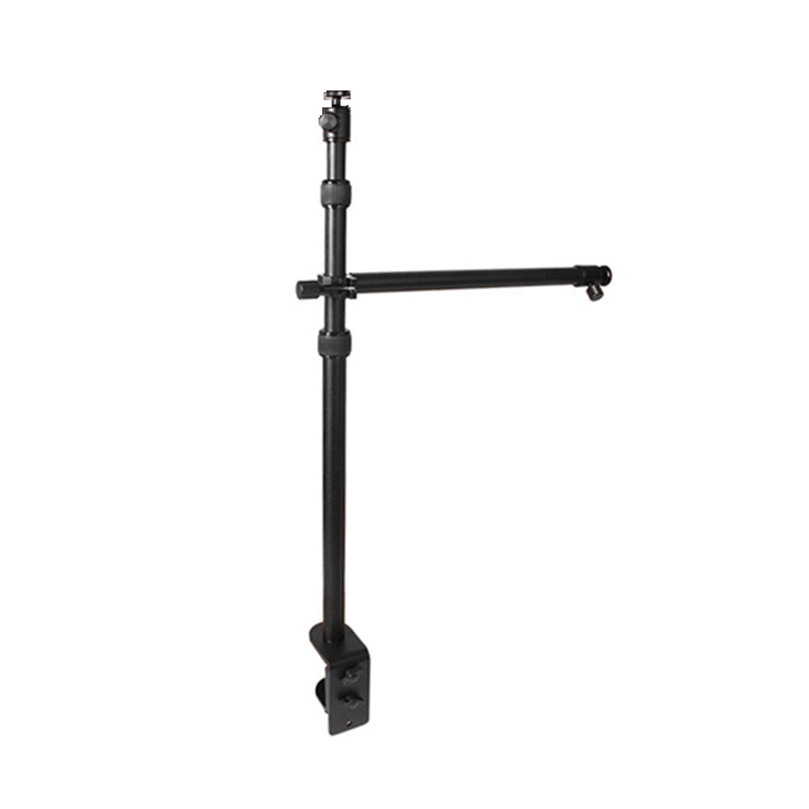 Supporto estensibile per tablet con clip per cellulare per smartphone telescopico supporto da tavolo con clip
