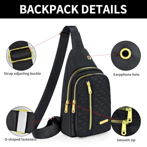 Image of Aisijimo Small Sling Bag For Women Men Casual Crossbody Sling Backpack | Small
