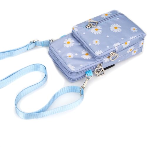 Image of JANKS Small Crossbody Bag for Women - Mini Phone Purses with Crossbody Strap and Wallet - Nylon Arm Bag