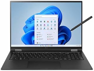 LG 2022 Gram 16 2-in-1 Laptop: 12th Gen Core i7-1260P, 16" WQXGA (2560x1600) Touchscreen, 16GB RAM, 512GB SSD, Stylus, Windows 11-16T90Q (Renewed)