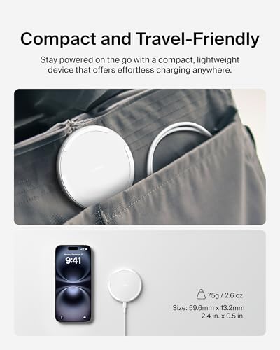 Image of Belkin 15W Wireless Charging Pad, Qi Charger with Power Adapter | iPhone 16 /15 /14, AirPods, Samsung Galaxy S25 /S24, Pixel 10 compatible, power adapter and cable included