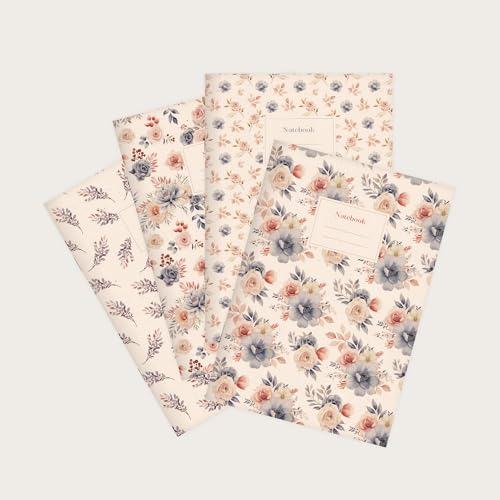 Carnets de notes A4 grand format cahier écriture bureau lot de 4