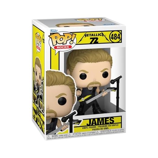 Funko Pop! Rocks: Metallica - James Hetfield - (72S) - Figura de Vinilo Coleccionable - Idea de Regalo - Mercancia Oficial - Juguetes para Niños y Adultos - Music Fans - Muñeco para Coleccionistas