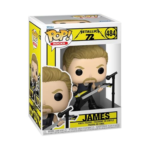 Funko Pop! Rocks: Metallica - James Hetfield - (72S) - Figura in Vinile da Collezione - Idea Regalo - Merchandising Ufficiale - Giocattoli per Bambini e Adulti - Music Fans