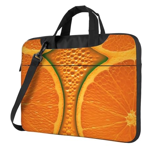 Sacoche ordinateur orange imperméable pour vos trajets quotidiens et voyages