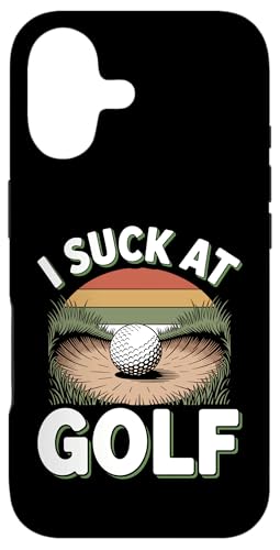 I Suck At Golf Joke ʔSt s Ȓj St X}zP[X iPhone 17 p
