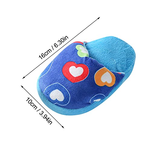 Caritierily Hundespielzeug Kleine Hunde Haustier-Plüsch-Spielzeug-Tierspiel-Quietsch-Spielzeug-Plüsch-Welpen-Spielzeug-Esel-Quietsch-Welpen-Haustierbedarf (Blue, One Size)