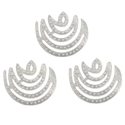 Image of Zinc Chand Helix | 4 Inch Approx | Pack of 3 | North-East /North Vastu Remedy | Main Door, Bedroom, Toilet | Vastu Dosh Correction Helix | Vastu Remedies Product