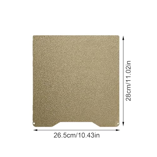 Lámina de acero flexible doble placa rugosa de 265x280 4