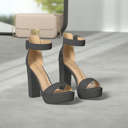 Women's High Heel Platform Sandals - Simplified for Female Audience