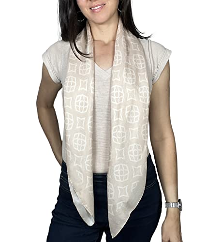 100% Pure Silk Designer 100x100cm square fashion scarf, head wrap for sleeping, hijab, women and men, lightweight