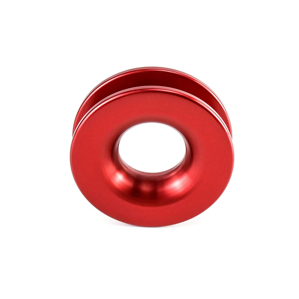 ALINREDBX Recovery Ring Snatch Block Pulley 37479lbs & Soft Shackle Tow Winch Rope Straps