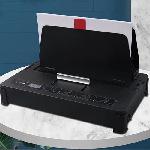 Legatrice termica elettrica da 55 mm, rilegatrice termica per schermo digitale, con rack di raffreddamento integrato e sistema di raffreddamento a doppia ventola, riscaldamento uniforme, per gare d'ap