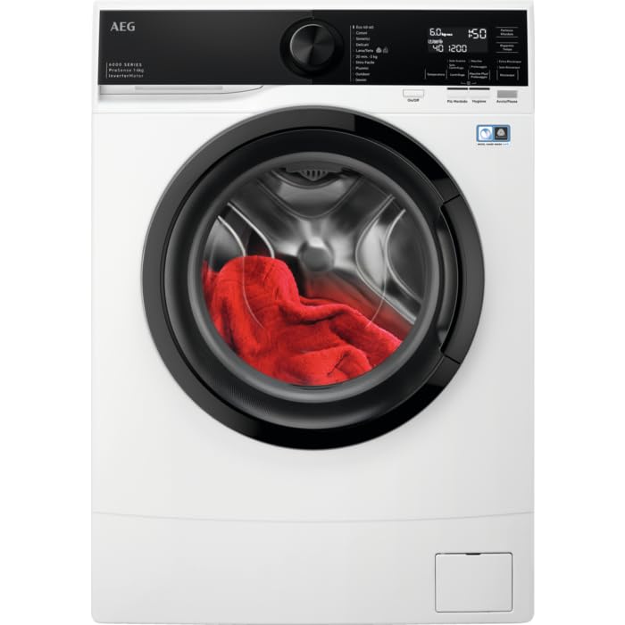 AEG L6SE62B Waschmaschine 6 kg 1200 Umdrehungen Klasse B 41,6 (mit Bullauge) CM 914343100