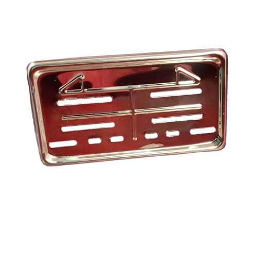 Image of Metal Number Plate Frame(Set of 2 Front & Rear) Bike Number Plate (Iron 30 cm x 1 cm) for All Bike (Golden)