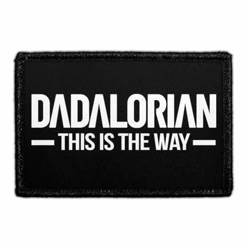Image of Dadalorian | Hook and Loop Attach for Hats, Jeans, Vest, Coat | 2x3 in | by Pull Patch
