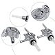 Joyzan Benzinhahn, Kraftstofftank Gas Benzinhahn Schalter Tankdeckel Ventilpumpe Gastank Kraftstoff Petcock Öltankhahn Stromerzeuger Kraftstoffschalter für Motorräder Offroad Motorrad Dirt Bike Quad