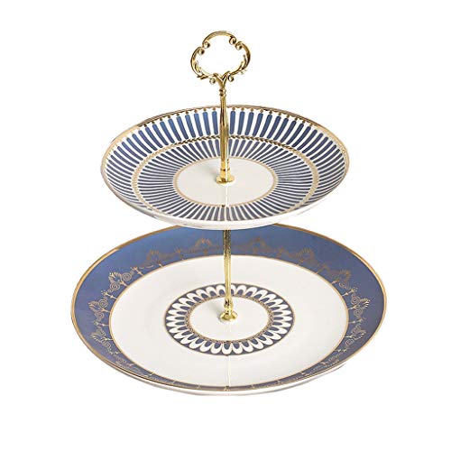 Assiette de fruits double couche gain de place pour table basse encombrée - 2