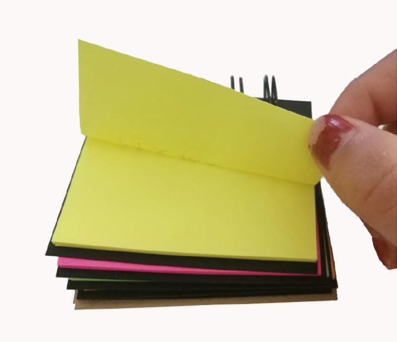 Miniatura 3 de Notas adhesivas combinadas portátiles, bloc de notas autoadhesivas, marcador de página, 250 hojas, notas de 3 x 3.5 pulgadas, 3.3 x 3 x 0.79