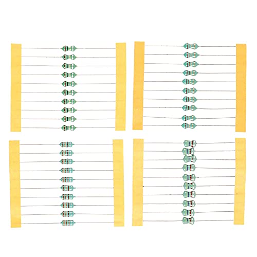image for Cermant 200PCS 20Values Inductor 1uH - 4.7mH Color Ring Inductor 1/2 W