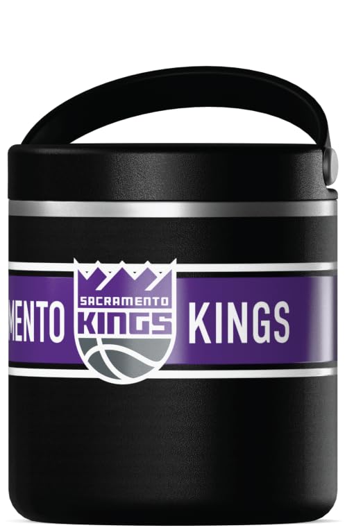 Image of Hydrapeak x NBA Officially Licensed Sacramento Kings 25oz Stainless Steel Vacuum Insulated Thermos Food Jar with Handle, Wide Mouth Leak-Proof Soup Thermos for Adults, 10 Hours Hot and 16 Hours Cold