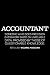 Produktbild Accountant: 6x9 Notebook, Ruled, Fun Accounting Humor, Accountant, CPA, Bookkeeper, Journal Paper Notebook, Dictionary Meaning Definition