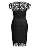 Miusol Women's Retro Lace Sleeveless Plus Size For... #5