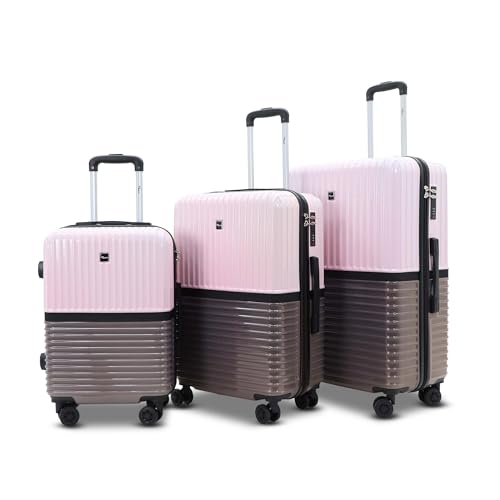 Image of Istanbul Polycarbonate Trolley Bag Set-3 |Lightweight | Hard Shell | Lightweight Hard Shell Luggage, 8 Spinner Wheels, TSA-Type Lock, Dual-Tone Design