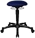 Produktbild Bürohocker mit bew. Sitzfl., Durchm.xH 360x420-550 mm, höhenverstellb., royalblau