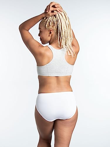 Image of Fruit of the Loom Women's 6 Pack Microfiber Hi-Cut Panties (Colors and Prints May Vary)