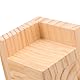 Yibuy 4 Stück 5 cm Hubhöhe Möbel Tischheber Sofa Bett Erhöhung für 6 x 6 cm Füße