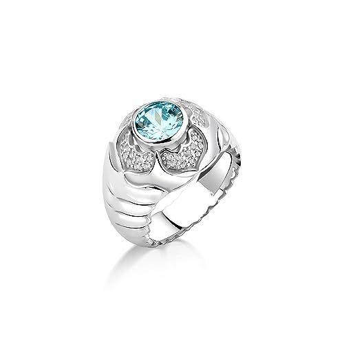 Bague dragon plaquée or et argent sterling, le cadeau vintage idéal pour homme